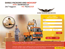 Tablet Screenshot of moversandpackersinjaipur.com